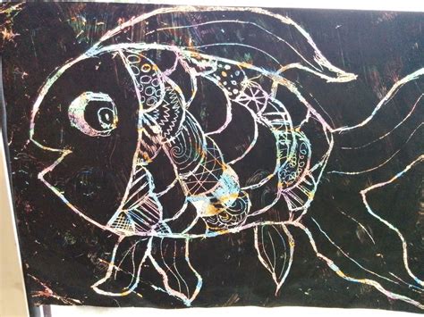 School Art Activities: Bioluminescent Fish | School art activities, Art ...