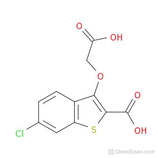 Benzothiophene 8 Structure - C11H7ClO5S - Over 100 million chemical compounds | Mol-Instincts