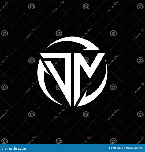 DN Logo Monogram Design Template Stock Vector - Illustration of graphic, emblem: 224506265