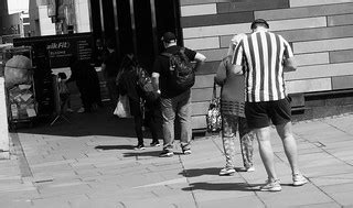The Now Traditional Socially Distanced Shop Queue | The soci… | Flickr