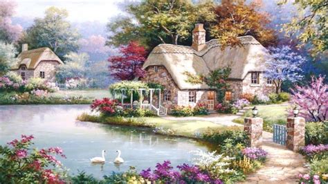 Cottage Garden Wallpapers - Top Free Cottage Garden Backgrounds - WallpaperAccess