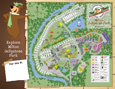 Yogi Bear Jellystone Park Maps