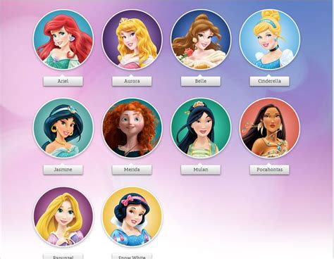 Disney Princess Villains Names