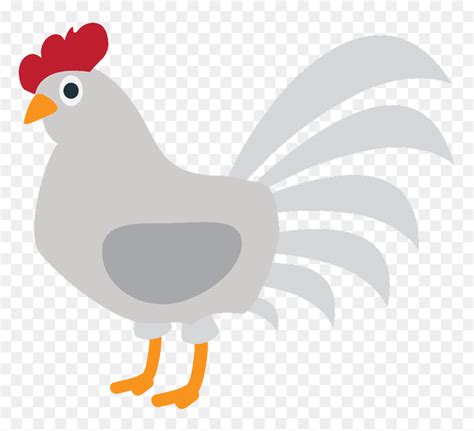 Rooster Emoji Clipart - Rooster, HD Png Download - vhv