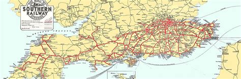 "Southern Railways" System Map | Map, System map, Map of britain