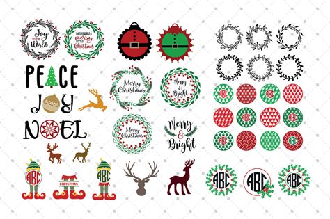 Christmas Bundle SVG files By SVG Cut Studio | TheHungryJPEG.com