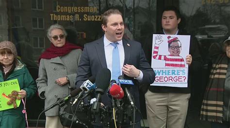 NY Dem calls on George Santos constituents to confront him in person ...