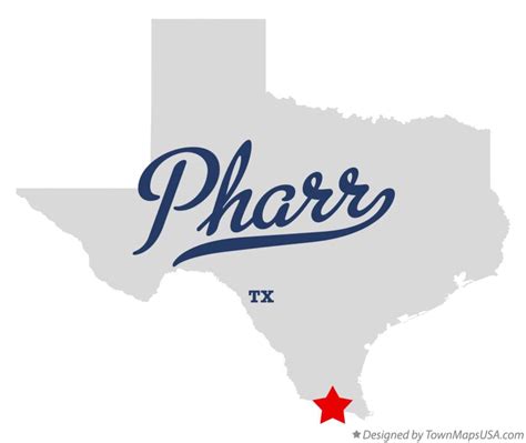 Map of Pharr, TX, Texas