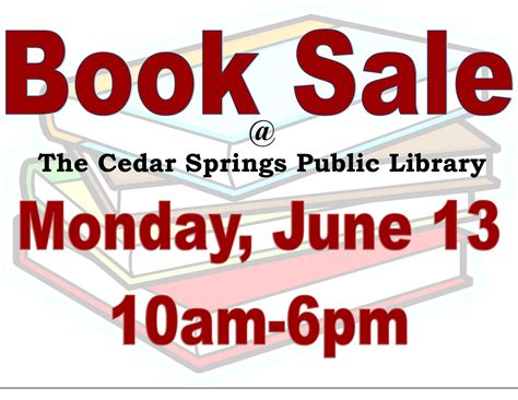 Friends of the Library BOOK SALE Monday June13