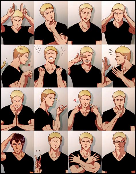 The Many Faces Of Reiner Braun by Reiner-X-Atashi on DeviantArt