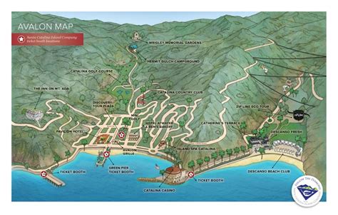 Maps of Avalon and Catalina Island | Visit Catalina Island | Catalina island, California ...