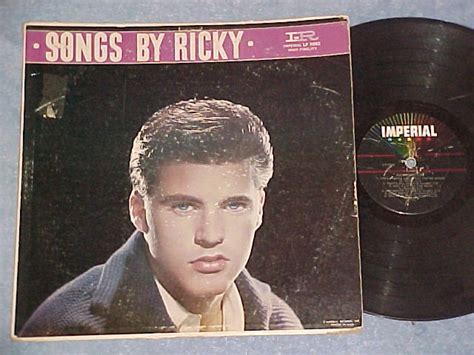 RICK NELSON--SONGS BY RICKY-Mono 1959 LP--Imperial 9082