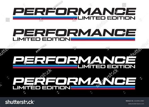 Performance Limited Edition Logo Vector Car Stock Vector (Royalty Free ...