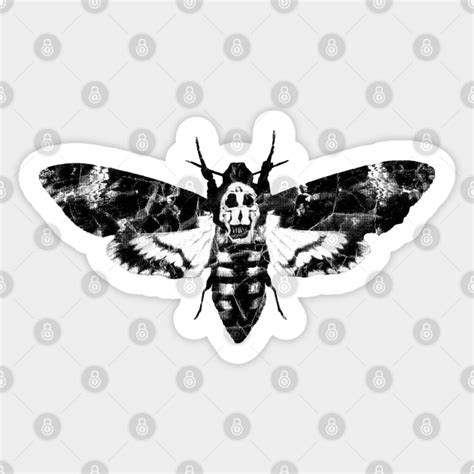 The Silence of the Lambs Moth - Silence Of The Lambs - Sticker | TeePublic