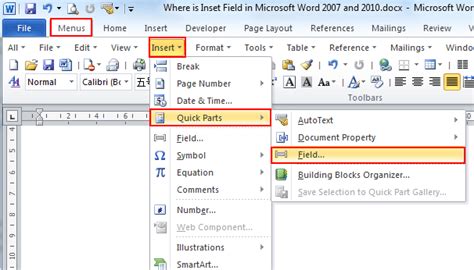 How to insert text field in word 2013 - serredistribution