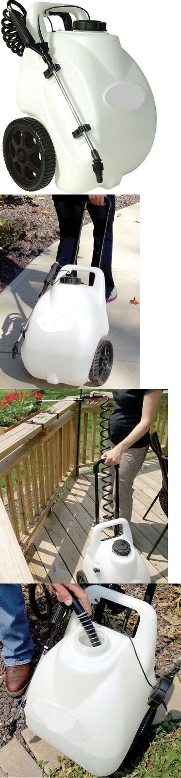 Garden Sprayers 178984: Garden Sprayer On Wheels 12Volt Rechargeable Electric Battery Operated ...