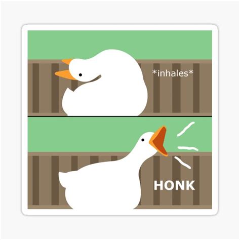 "DeskTop Goose Meme 1" Sticker for Sale by JenStyltastic | Redbubble