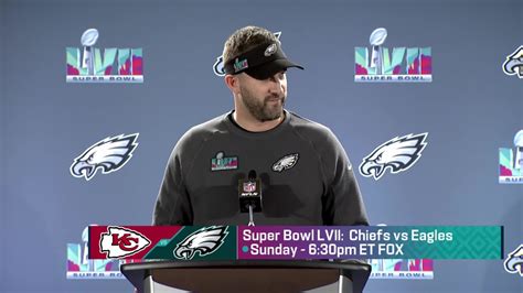 Philadelphia Eagles head coach Nick Sirianni's Tuesday press conference ...