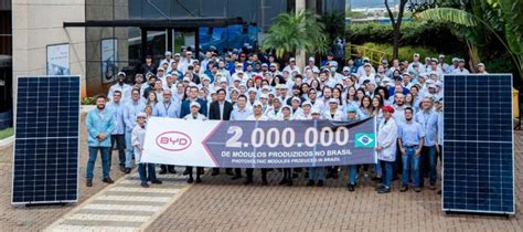 BYD produces over 2 million solar modules in Brazil - CnEVPost