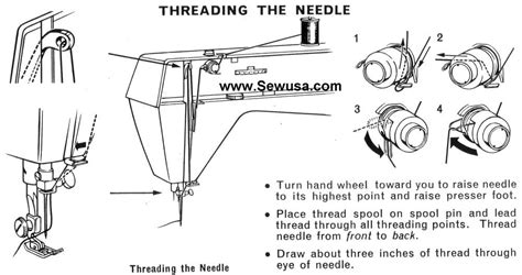 Singer 353 Genie Sewing Machine Threading Diagram | Sewing machine manuals, Sewing, Vintage ...