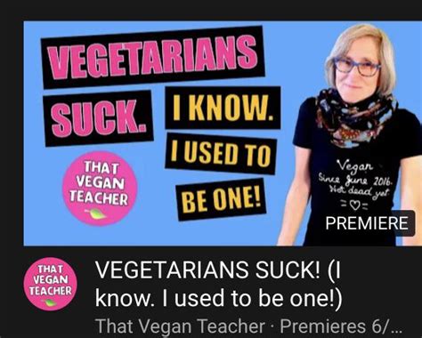 That Vegan Karen is now ranting about how Vegetarians suck. : r/thatveganteachersucks