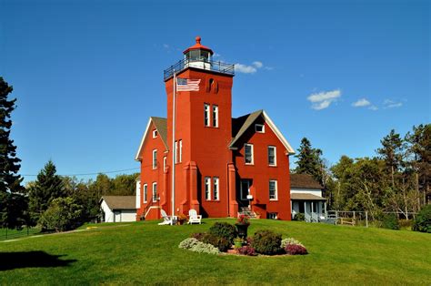 WC-LIGHTHOUSES: TWO HARBORS LIGHTHOUSE-TWO HARBORS, MINNESOTA