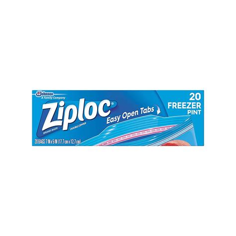 Ziploc Freezer Bags, Pint, 20 ct - Walmart.com