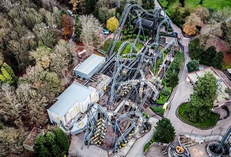 [The Smiler, Alton Towers] looks great from above 😵‍💫 : r/rollercoasters