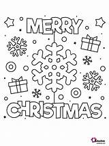 Merry Christmas Coloring Pages Printable sketch template