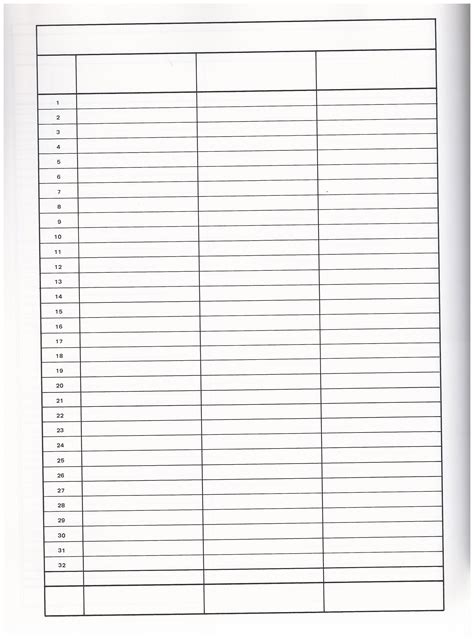 10 Best Images Of Printable Blank Charts With Columns 4 3 blank chart 3 columns www pixshark ...