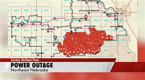 Power Outage Reported In Northeast Nebraska - NORTHEAST - NEWS CHANNEL ...