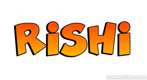 Rishi Logo | Free Name Design Tool from Flaming Text