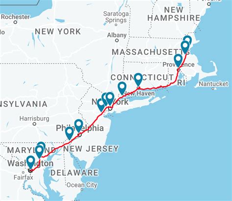 Amtrak Acela Route - Infoupdate.org