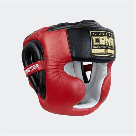 HMIT Full Face HeadGear | Red | Combat Corner