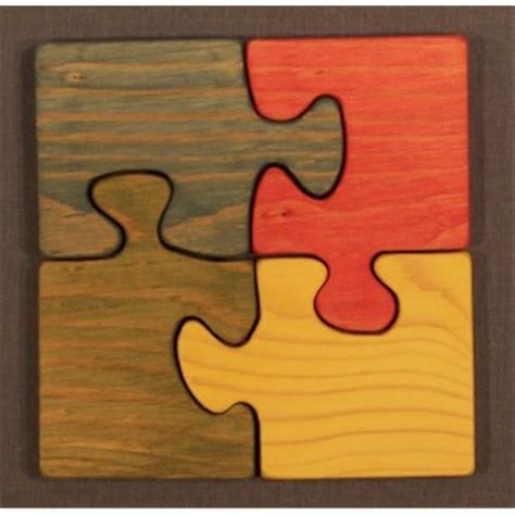 THE PUZZLE-MAN TOYS W-1176 Wooden Educational Jig Saw Puzzle - 7 in. Square - Walmart.com ...