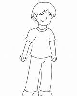 Boy Coloring Pages Printable sketch template