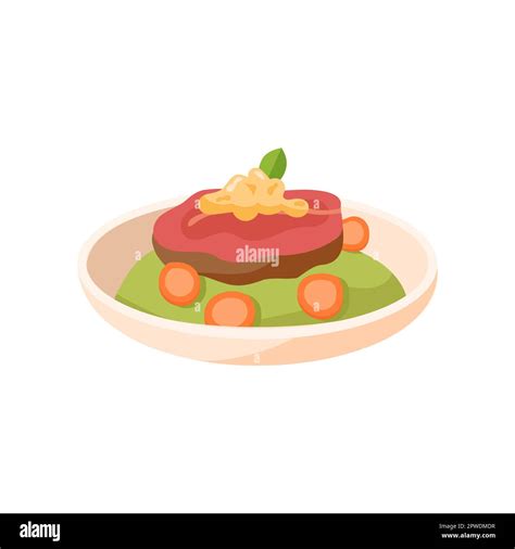 Molecular food served in bowl cartoon illustration Stock Vector Image & Art - Alamy