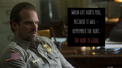 Quote from the Stranger Things 3 | Hopper stranger things, Stranger things, Stranger things quotes