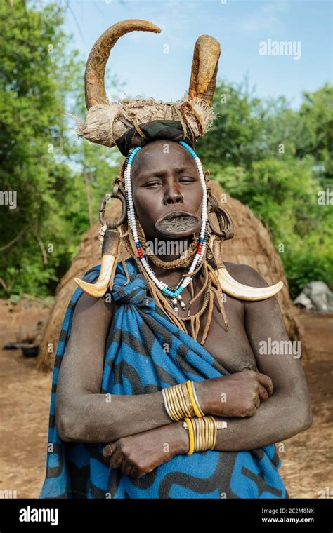 most dangerous African Mursi people tribe, Ethiopia, Africa Stock Photo - Alamy