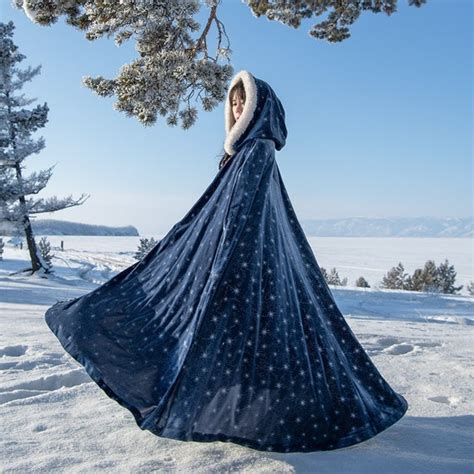 Women Winter Cloak With Hoodcapes With Hoodvintage Magic | Etsy