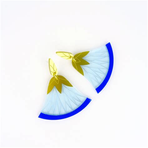 Reed Flower Earrings - Wild Brooches