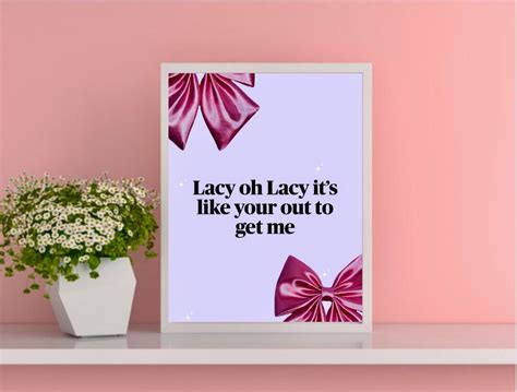 Lacy Oh Lacy Olivia Rodrigo Lyrics Digital Downloadwall - Etsy