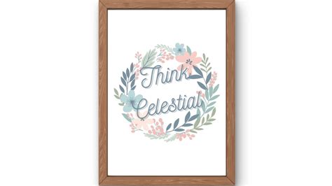 Think Celestial Print LDS Quotes Russell M Nelson Quote General Conference Quote Lds Wall Art ...