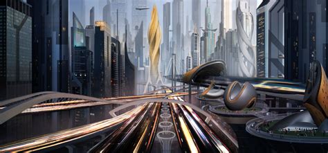 ArtStation - LAYERED PSD File of SCI-FI Cityscape Concept Matte Painting | Tutorials