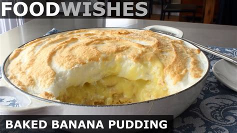 Baked Banana Pudding