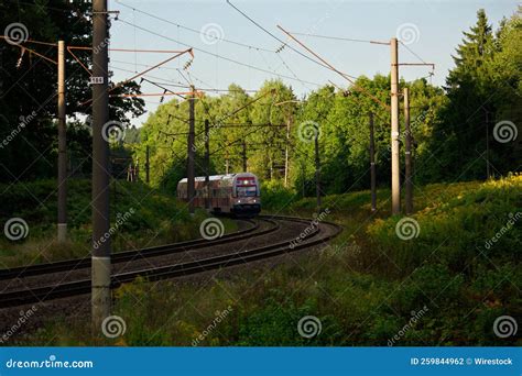 EJ 575 Electric Train Connecting Vilnius and Kaunas in Action Editorial Photography - Image of ...