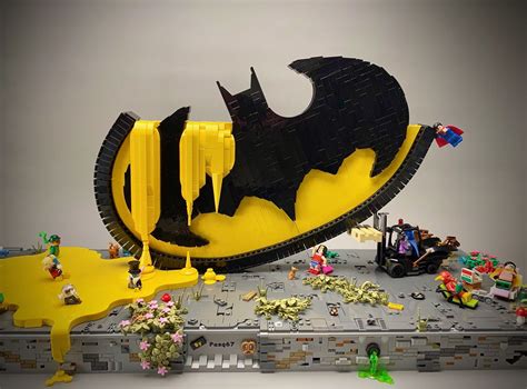 Lego - The Batman logo | MOC made for the french convention … | Flickr ...