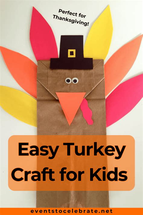 Thanksgiving Turkey Craft for Preschool - Party Ideas for Real People