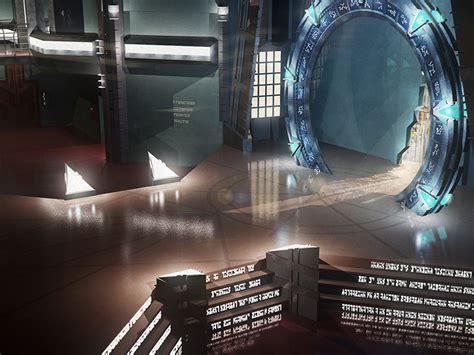 Stargate Atlantis Gate Room | 3D model by Filip Benda on Dribbble