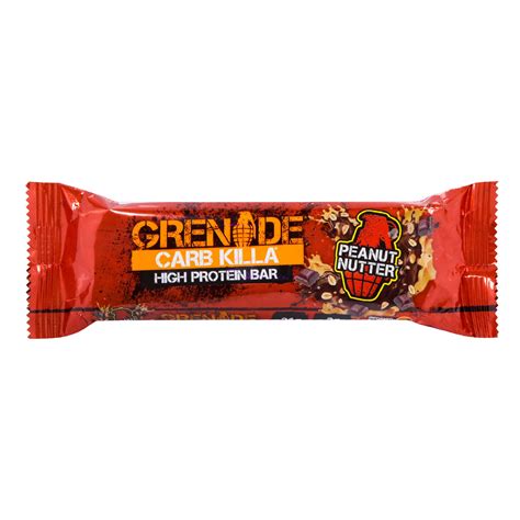 Grenade Carb Killa High Peanut Nutter Protein Bar 60g | Sports ...